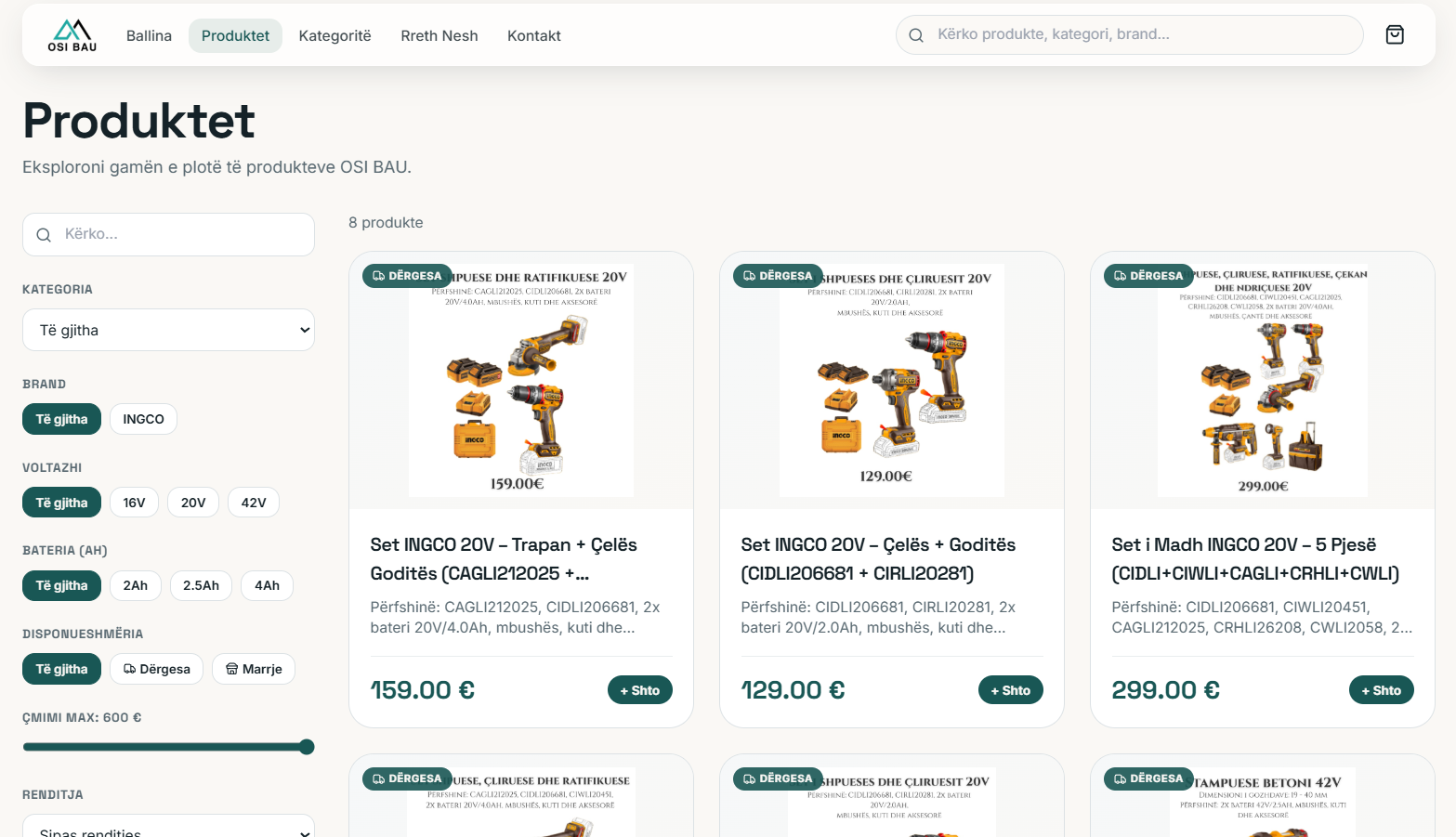 Osibau — Construction marketplace · B2B